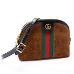 499621 Ophidia GG Suede Small Crossbody
