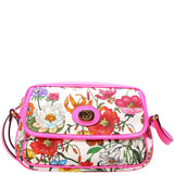 550147 Flora Canvas Crossbody Pink/Multicolor