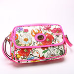 550147 Flora Canvas Crossbody Pink/Multicolor