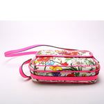 550147 Flora Canvas Crossbody Pink/Multicolor