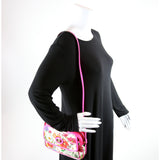 550147 Flora Canvas Crossbody Pink/Multicolor