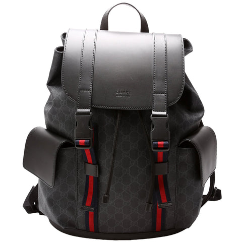 495563 GG Supreme Backpack Black