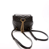 528129 Marmont Mini Backpack Leather Black