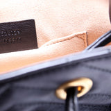 528129 Marmont Mini Backpack Leather Black