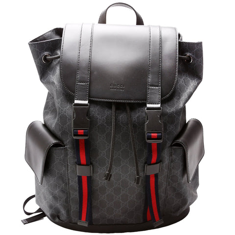 495563 GG Supreme Backpack Black