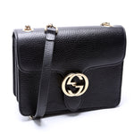 510304 Interlocking Small Crossbody Black