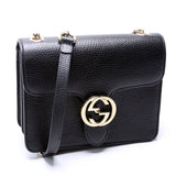 510304 Interlocking Small Crossbody Black