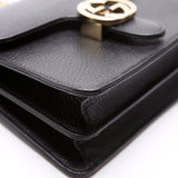 510304 Interlocking Small Crossbody Black