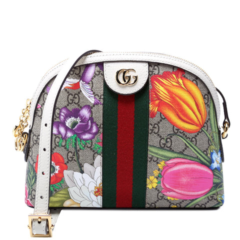 499621 Ophidia GG Flora Small Crossbody