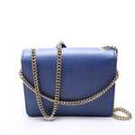 510304 Interlocking Small Crossbody Blue
