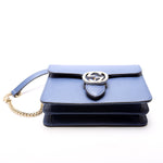 510304 Interlocking Small Crossbody Blue