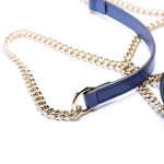 510304 Interlocking Small Crossbody Blue