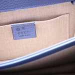 510304 Interlocking Small Crossbody Blue