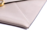 8N0152 F Is Fendi Envelope Flat Pouch Taupe