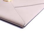 8N0152 F Is Top quality Fendi Envelope Flat Pouch Taupe