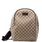 449906 GG Canvas Travel Backpack Brown