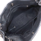 Chanel Matelasse Caviar Skin Chain Tote Bag Shoulder Bag Black