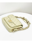 11th Yellow Big CC Quilted Weave Shoulder Crossbag 2VCHB30763 Chanel
