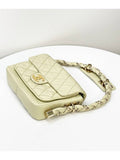 11th Yellow Big CC Quilted Weave Shoulder Crossbag 2VCHB30763 Chanel