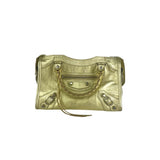 balenciaga City Mini Gold