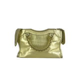 balenciaga City Mini Gold