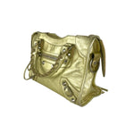 balenciaga City Mini Gold