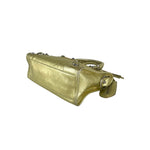 balenciaga City Mini Gold