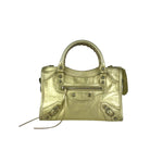 balenciaga City Mini Gold