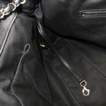 Chanel Matelasse Caviar Skin Chain Tote Bag Shoulder Bag Black