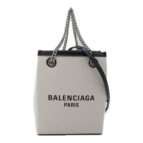 balenciaga Cotton Canvas 2way Shoulder Bag