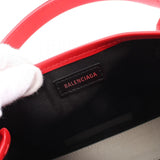 balenciaga Canvas Leather Navy Cabas XS Handbag