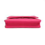 Chanel Matelasse Chain Wallet Shoulder Bag Pink
