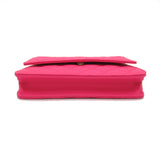 Chanel Matelasse Chain Wallet Shoulder Bag Pink