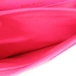 Chanel Matelasse Chain Wallet Shoulder Bag Pink