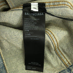 balenciaga Denim Jacket Cotton Blue