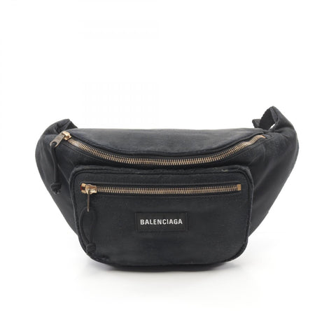 balenciaga Explorer Nylon Belt Bag Black