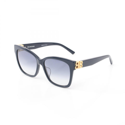 balenciaga Dynasty Square Sunglasses Navy