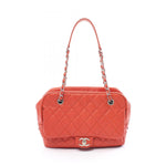 Chanel Matelasse Caviar Shoulder Bag Red