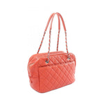 Chanel Matelasse Caviar Shoulder Bag Red