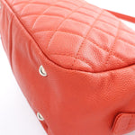 Chanel Matelasse Caviar Shoulder Bag Red