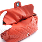 Chanel Matelasse Caviar Shoulder Bag Red