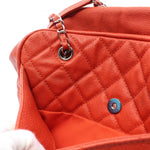 Chanel Matelasse Caviar Shoulder Bag Red