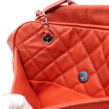 Chanel Matelasse Caviar Shoulder Bag Red