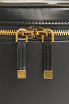 2023 Black Leather CD Signature Vanity Case Crossbody