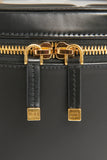 2023 Black Leather CD Signature Vanity Case Crossbody