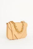 2021 Beige Leather Mount Crossbody Bag