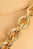2021 Beige Leather Mount Crossbody Bag
