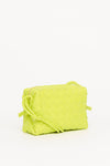Acid Kiwi Nappa Mini Loop Intrecciato Crossbody Bag