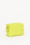 Acid Kiwi Nappa Mini Loop Intrecciato Crossbody Bag