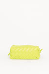 Acid Kiwi Nappa Mini Loop Intrecciato Crossbody Bag